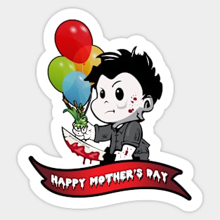 Mikey Loves Mom Sticker